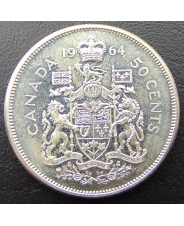 Канада 50 центов 1964 Ag