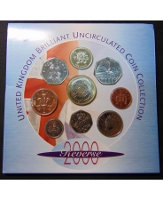 Великобритания годовой набор монет 2000 года BU арт. 1172