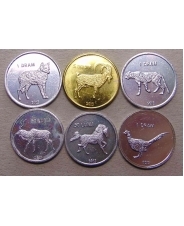 Нагорный Карабах набор 6 монет 2013 Животные UNC