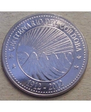 Никарагуа 5 кордоба 2012 100 лет национальной валюте UNC