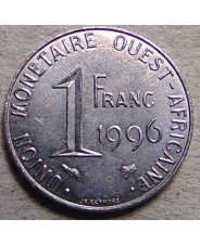 Западная Африка 1 франк 1996 UNC