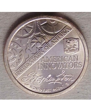 США 1 доллар 2018 Американские инновации. Первый патент. D. UNC. арт. 0706