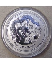 Австралия 50 центов 2012 Год Дракона серебро BUNC