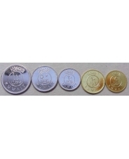 Кувейт Набор 5 монет. 5, 10, 20, 50, 100 филс 2013 - 2015 UNC