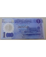 Ливия 1 динар 2019 UNC Полимер