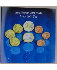 Финляндия Набор Евро 8 монет 1999-2001 UNC. Буклет. арт. 2425