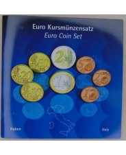 Италия Набор Евро 8 монет 2002 UNC Буклет. арт. 2426