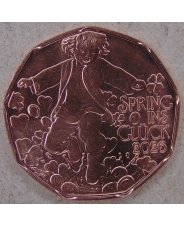 Австрия 5 евро 2026 Новый год. Прыжок в счастье UNC. арт. 5590