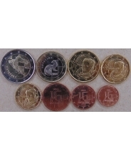 Хорватия. Набор 8 монет 1, 2, 5, 10, 20, 50 центов, 1, 2 евро. 2023 UNC. арт. 3720