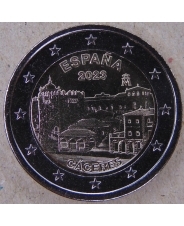 Испания 2 евро 2023 Касерес - наследие ЮНЕСКО UNC. арт. 4018