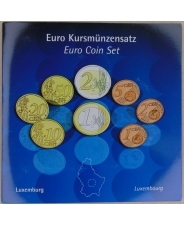 Люксембург  Набор Евро 8 монет 2002 UNC Буклет. арт. 2429