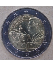 Люксембург 2 евро 2024 175 лет со дня смерти Великого Герцога Люксембурга Виллема II. UNC. арт. 4328