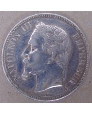 Франция 5 франков 1869 A арт. 3102-63000