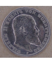 Германия 3 марки 1909 Вюртемберг F