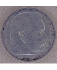 Германия 5 марок 1938 Гинденбург. арт. 2847-00010