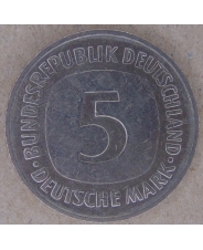 Германия. ФРГ 5 марок 1983 D арт. 2255