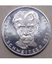 Германия / ФРГ 5 марок 1975 G Альберт Швейцер UNC
