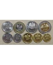 Польша Набор 9 монет 1, 2, 5, 10, 20, 50 грошей, 1, 2, 5 злотых 2020 UNC арт. 609