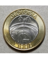 Сан-Марино 1000 лир 1998 Геология UNC