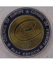 Украина 5 гривен 2009 60 лет Совету Европы. арт. 3837-00011