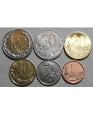 Албания Набор 6 монет 1, 5, 10, 20, 50, 100 лек 2000- 2018 UNC