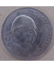 Великобритания 1 крона 1965 Черчиль. арт. 3182