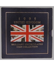 Великобритания. Годовой набор 8 монет 1995. 50 лет окончанию Второй Мировой Войны. Буклет. BUNC арт. 2601