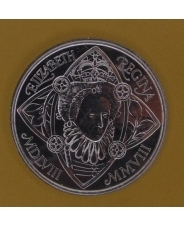 Великобритания 5 фунтов 2008  450 лет вступлению на престол Королевы Елизаветы I. Буклет. арт. 2603