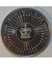 Великобритания 5 фунтов 1993 40 лет коронации Елизаветы II UNC