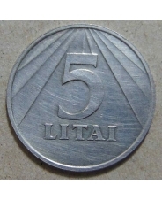 Литва 5 лит 1991