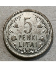 Литва 5 лит 1925