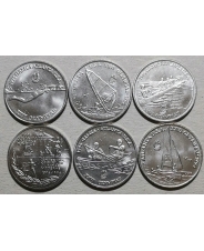 Румыния Набор 6 монет * 10 лей 1996 Олимпиада в Атланте UNC. арт. 4309 