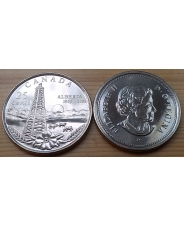 Канада 25 центов 2005 Альберта UNC