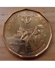 Канада 1 доллар 2010  100 лет Морскому Флоту UNC
