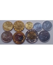Литва. Набор 1 цент - 5 лит. 9 монет. 1991-2014. UNC