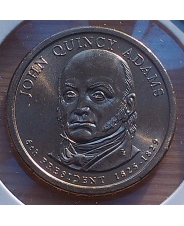 США 1 доллар 2008 6-й Президент Джон Куинси Адамс UNC