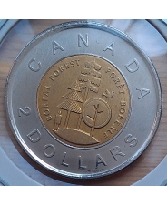 Канада 2 доллара 2011 Парки Канады - Тайга   UNC 