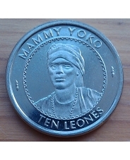 Сьерра-Леоне 10 леоне 1996 королева Мамми Йоко Unc Рыбы