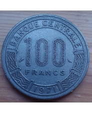 Камерун 100 франков 1971 KM#15