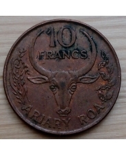 Мадагаскар 10 франков 1996 