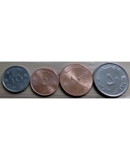 Оман. Набор 4 монеты. 5 ,10, 25, 50 байса. 2011 - 2013. UNC