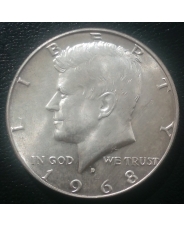 США 50 центов 1968 Ag
