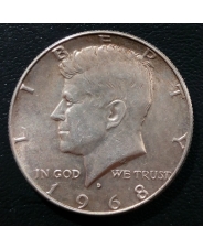 США 50 центов 1968 Ag (2)