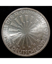 Германия 10 марок 1972 Олимпиада в Германии Ag