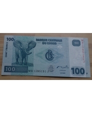 Конго. 100 франков. 2007. UNC