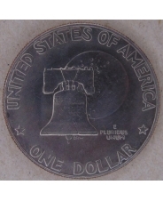 США 1 доллар 1976 D Эйзенхауэр. Колокол Свободы 200 лет независимости США. арт. 2831-00010