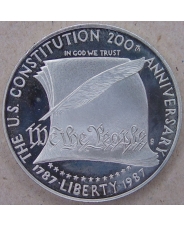 США 1 доллар 1987 200 лет Конституции.  S. арт. 3312-00012
