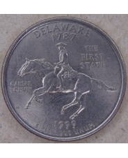 США 25 центов 1999 Delaware. Делавер .P. арт. 4510-25000