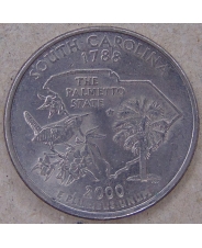 США  25 центов 2000 South Carolina . Южная Каролина P   арт. 4710-115000