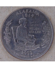 США 25 центов 2003 Alabama. Алабама. P. арт. 4523-25000